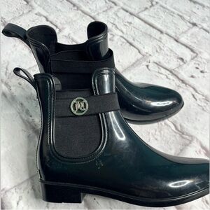 Juicy couture terrain black rain boots women’s size 7